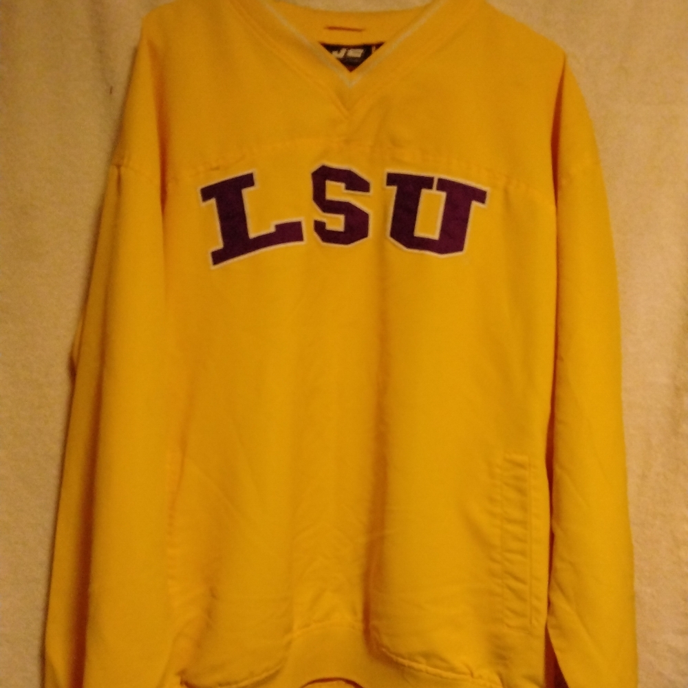 LSU Windbreaker Pullover